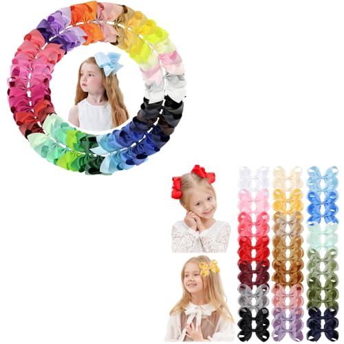 YHXX YLEN Little Girl Big Bows 40PCS Clips