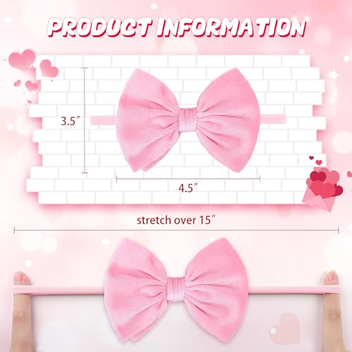 YanJie Velvet Bow Hairband for Baby Girls
