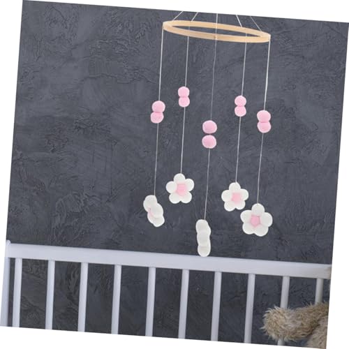 Boho Flower Wind Chime Mobile Decor for Baby Room