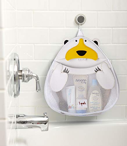 3 Sprouts Hanging Bath Toy Holder - Polar Bear Design 1