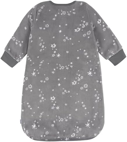 Gerber Baby Fleece Wearable Blanket Grey Stars 0-6 Months