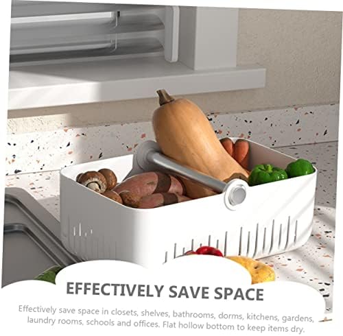 Collapsible Storage Basket with Handle for Home