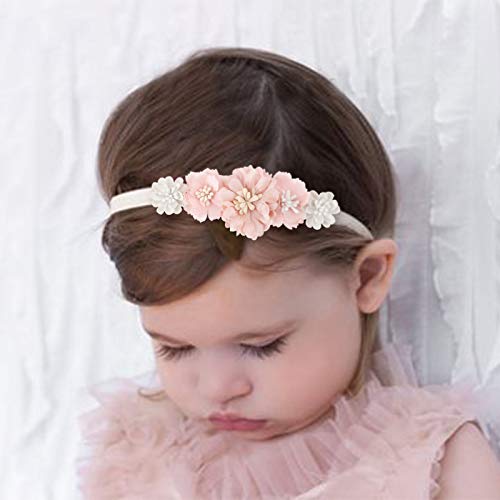 Cherrboll 3pcs Baby Girl Headbands Flowers