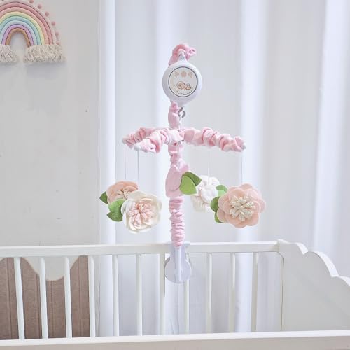 Floral Musical Baby Mobile with 12 Lullabies