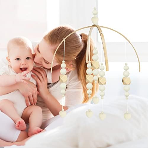DIY Baby Mobile Kit for Crib Wooden Frame Wind Chime