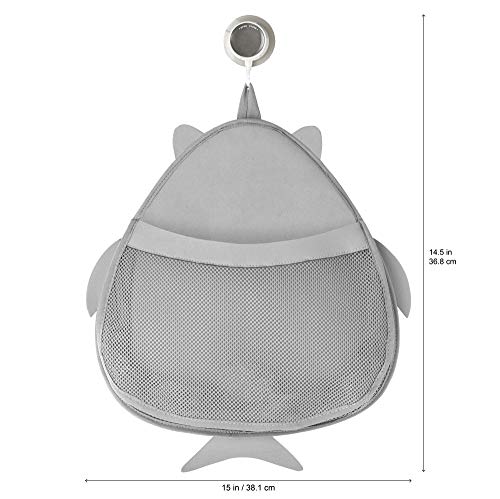 3 Sprouts Hanging Bath Toy Holder with Storage Basket 1
