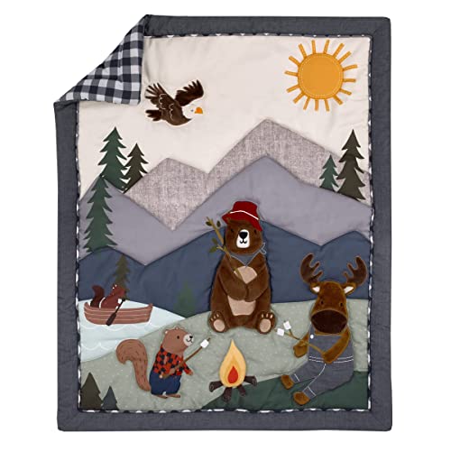 NOJO Into The Wilderness 4 Piece Crib Bedding Set