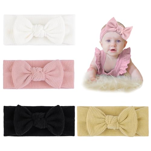 YanJie Soft Baby Headbands Bows for Girls