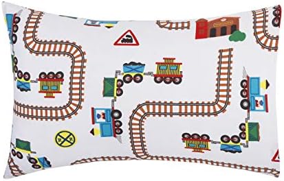 2-Pack Toddler Travel Pillowcases - Choo Choo Train Design 1