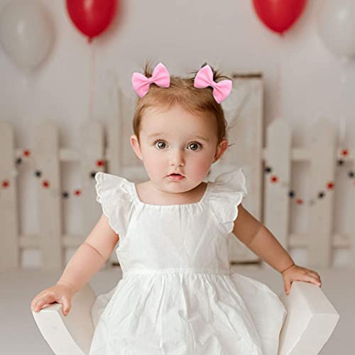 Choicbaby 40PCS 2 Inch Baby Hair Ties with Elastic Bands