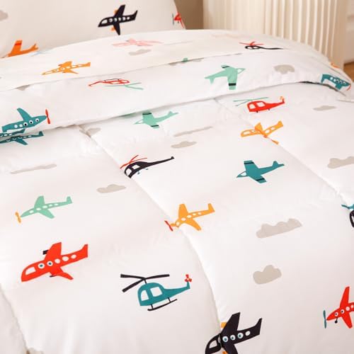 JSD Airplane Toddler Bedding Set 4 Piece