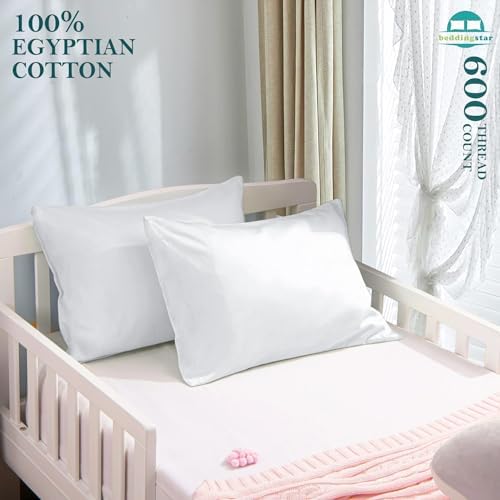 Youth Pillowcase Set of 2 16x22 White Solid Zipper Closure 1