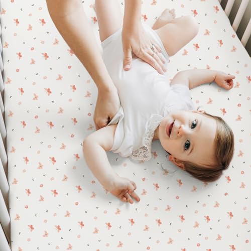 KeaBabies 2-Pack Bamboo Crib Sheets - Soft Breathable