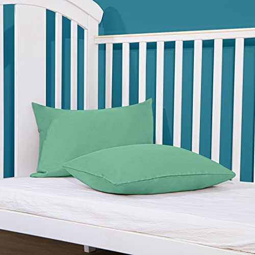 FLXXIE 2 Pack Sea Green Microfiber Pillowcases