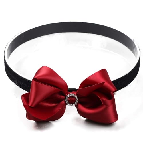 LDDCX Baby Girl Headband Red Hair Bow for 1-6 Years Old