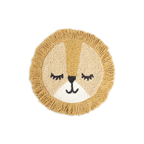 Crane Baby Safari Lion Pillow - 12x12 Decorative Throw