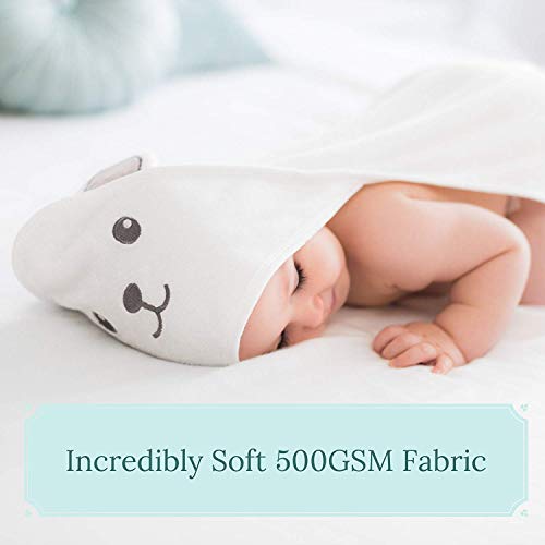 HIPHOP PANDA Bamboo Rayon Hooded Towel for Baby