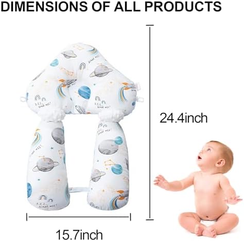 ParkistStar Wedge Pillow for Newborns - Adjustable 45 Degrees Support