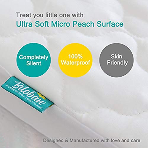Biloban Waterproof Pack and Play Mattress Pad 2 Pack