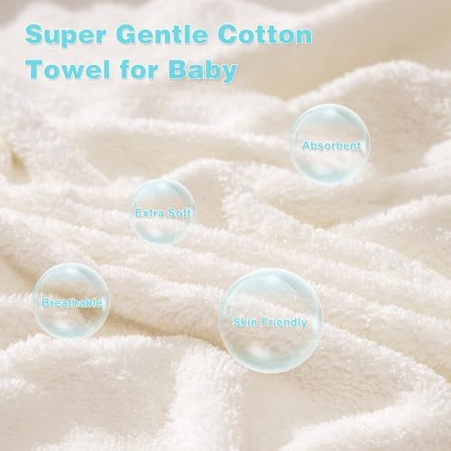 URSEORY Hooded Baby Towels 2 Pack - Panda Design
