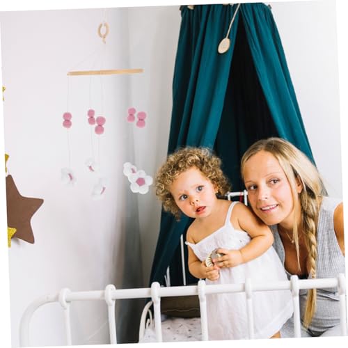 Boho Flower Wind Chime Mobile Decor for Baby Room