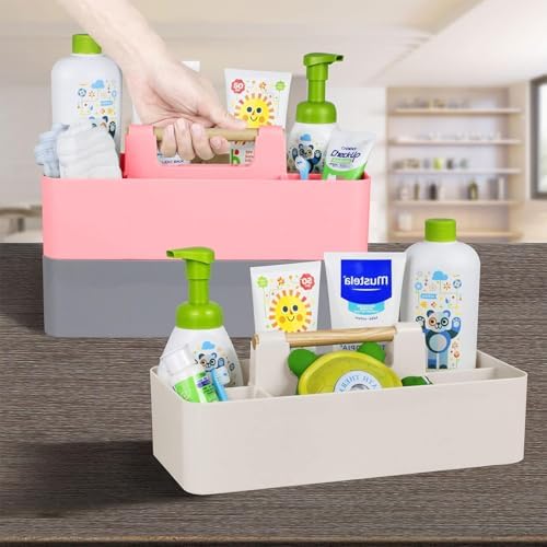 ChengFu Baby Shower Caddy with Wood Handle
