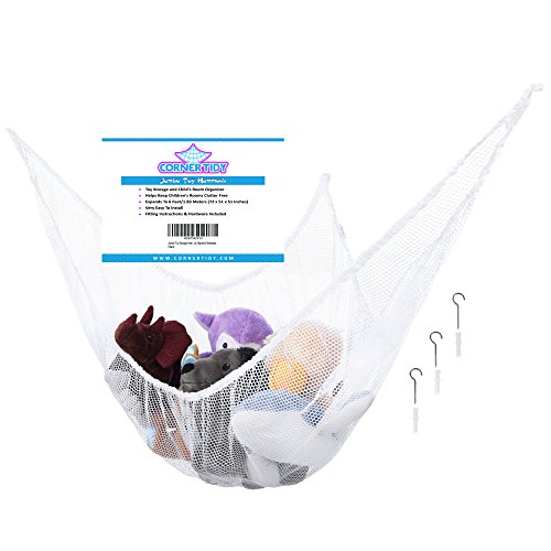 Corner Tidy Jumbo 6 Stuffed Animal Storage Hammock
