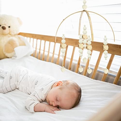 DIY Baby Mobile Kit for Crib Wooden Frame Wind Chime