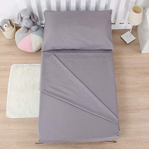 Belsden Softer Thicker Microfiber Toddler Sheet Set - Gray