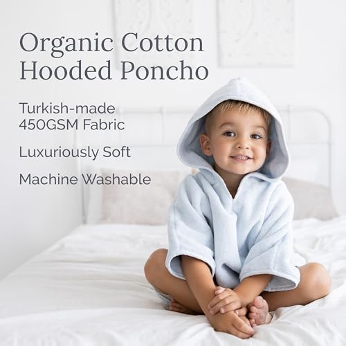 Natemia Towel Poncho for Kids - Organic Cotton