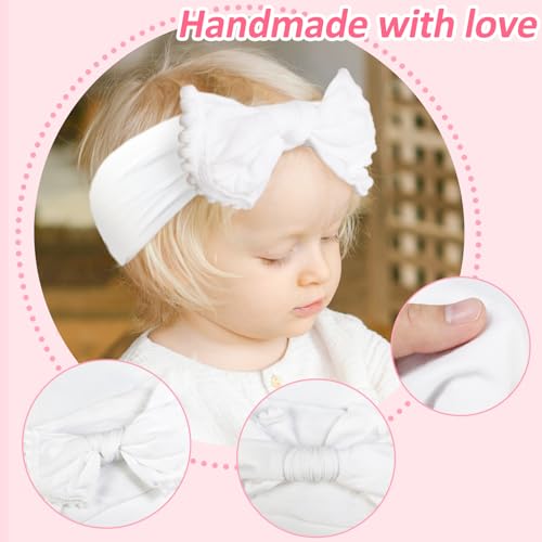 Fmeida Baby Girls Headbands with Bows Watermelon Red