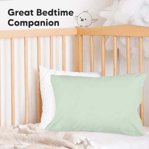 KeaBabies Toddler Pillowcase 13x18 - Organic Cotton Soft Durable