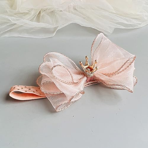 Bethynas Princess Crown Lace Bowknot Headband for Baby Girls