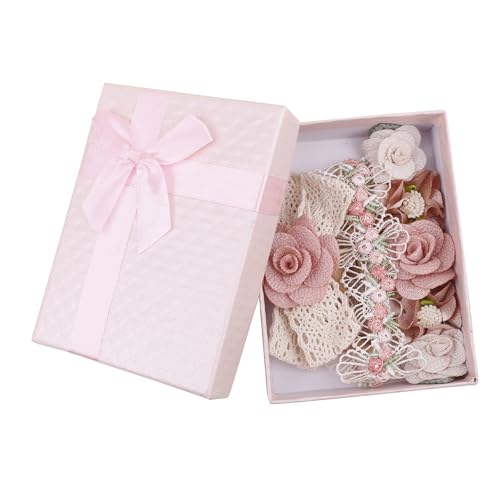 Baby Girl Flower Headband 3Pcs Elastic Hair Band for Newborn Toddler