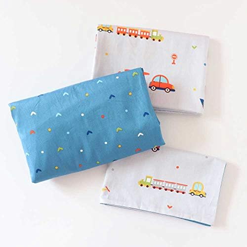 3 Piece 100 Cotton Toddler Sheet Pillowcase Set for Boys and Girls