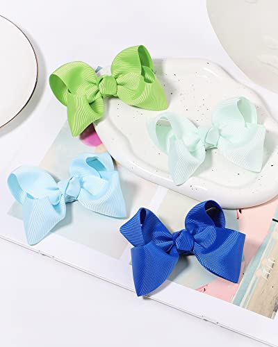 40 Pcs Hair Bows for Girls 128 Pcs Mini Claw Clips