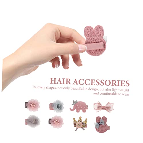 Wakauto 8pcs Baby Hair Clips and Barrettes Set for Girls and Boys