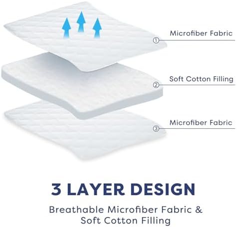 Comfyanno Quilted Cot Nap Mat for Kids 1