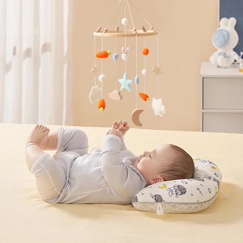 GOODMOM Felt Bunny Crib Mobile for Baby