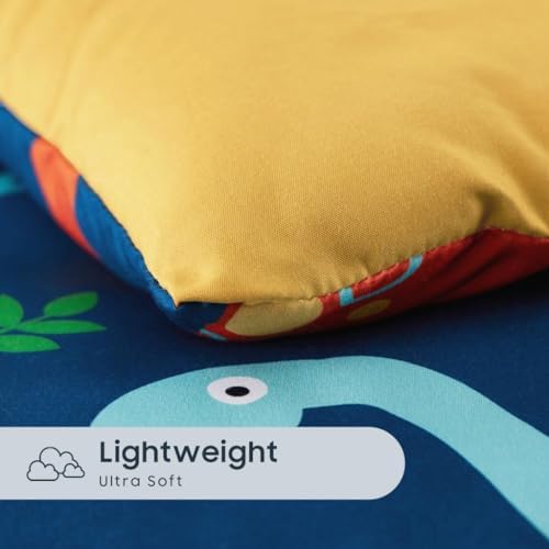 Wake In Cloud Dinosaur Toddler Bedding Set Navy Blue 1