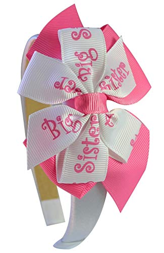 Funny Girl Designs Big Sister Little Sister Matching Headband Gift Box Set 1