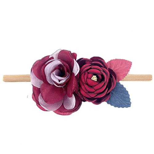 Yheahin Baby Girls Rose Floral Headband