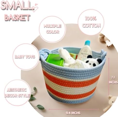 Bellar Rainbow Woven Storage Basket - 94x71