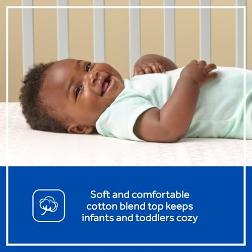 Sealy Baby Waterproof Crib Mattress Protector Cover 52x28 White