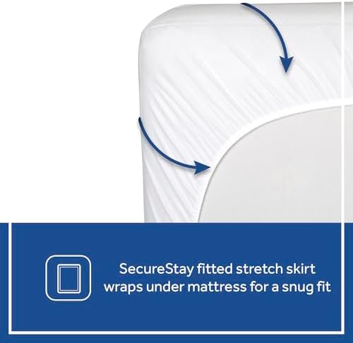 Sealy Baby FreshFlow Breathable Crib Mattress Protector Pad - 52 x 28 White