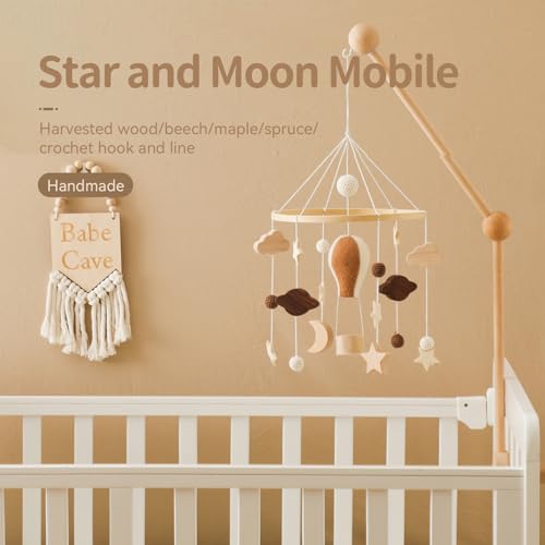 OESSUF Baby Mobile with Hot Air Balloon