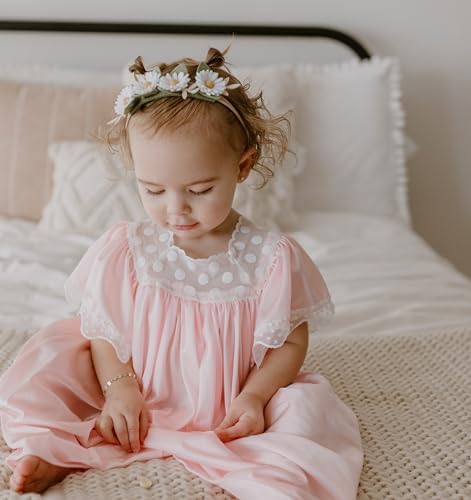 California Tot Felt Daisy Crown Headband for Babies and Toddlers