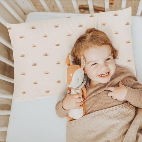 Konssy 2 Pack 13x18 Toddler Pillowcases