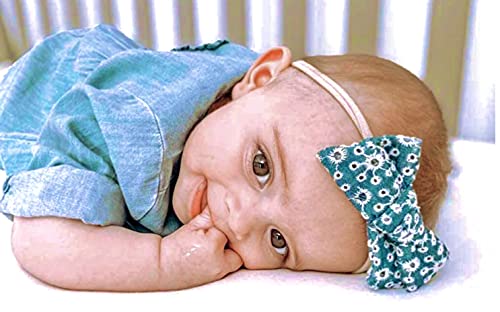 Diaper Squad 20-Pack Baby Girl Bow Headbands