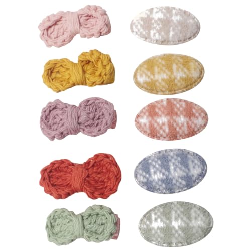 Vivid Hairpin Bow Clips Set for Boys and Girls